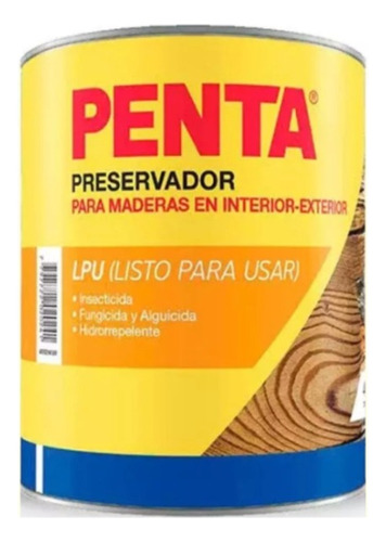 Preservador Insecticida Madera 1l Penta Lpu - Davinci