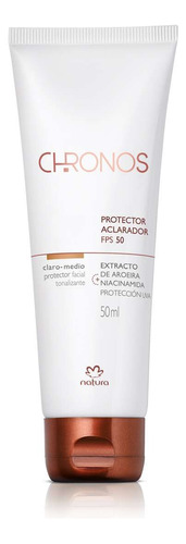 Natura Chronos Protector Aclarador Fps 50 Claro/medio 50ml