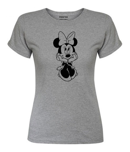 Polera Mujer Estampado Minnie