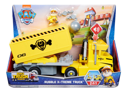 Camion X-treme Rubble Paw Patrol.