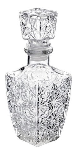 Imagen 3 de 7 de Juego 6 Licoreras De Cristal 250 Ml Diamante Vintage Fiesta