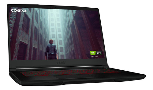 Laptop  gamer  MSI Thin GF63 12VE-437US-V2 negra 15.6", Intel Core i5 12450H  16GB de RAM 1.4TB SSD, NVIDIA GeForce RTX 4050 144 Hz 1920x1080px Windows 11 Home