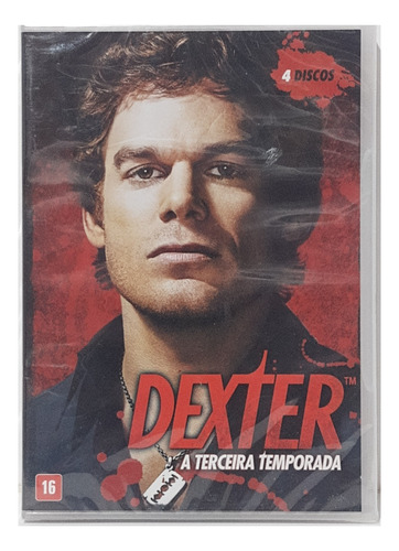 Dvd Box Dexter 3 Temporada - Original E Lacrado
