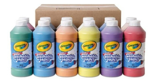 Crayola Pintura Lavable Niños 16 Pzas.