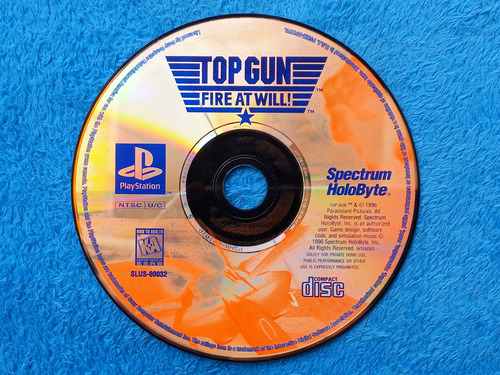 Top Gun: Fire At Will | Con Manual Y Registro | Para Ps1 (Usado)