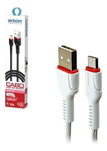 Kit 10 Cabo Carregador Turbo Micro Usb V8 3m Atacado Revenda