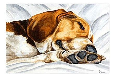 Tesoros De La Caroline Amb1076jmat Beagle Bliss Mat 24 X 36