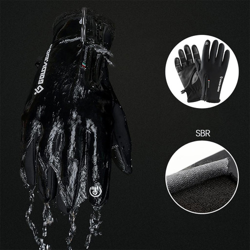 Guantes De Invierno Impermeables Para Hombre, Motocicleta M