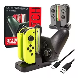 Switch Pro Controller Dock Orzly Docking Station Con Carga I