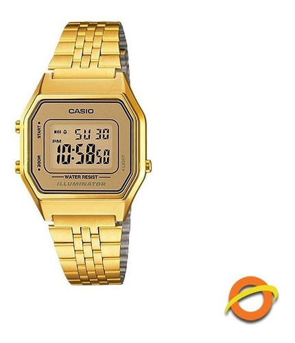 Reloj Casio La-680wga Digital Acero Inoxidable Crono Timer
