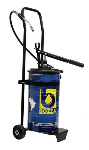 Bomba Manual Para Graxa 14kg Balde Com Carrinho 8620-g3 Bozz