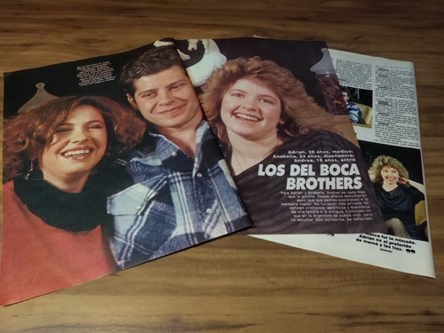 (f192) Andrea Del Boca * Clippings Revista 4 Pgs * 1984