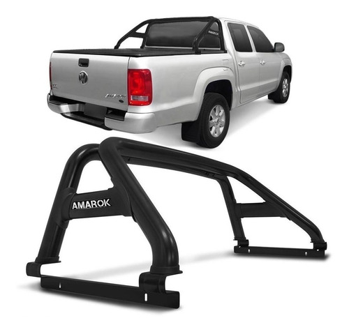 Barra Antivuelco Roll Bar Negro Camioneta Volkswagen Amarok