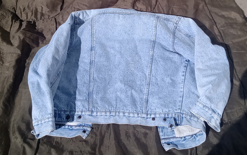 Chamarra Mezclilla Borrega Attrak Denim Vintage Azul Sherpa (Usado)