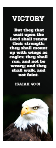 Marcapagina Isaiah 41:10 Verso Biblia 50 Unidad