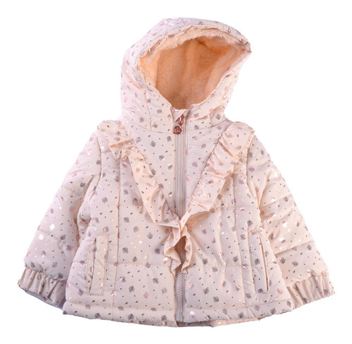 Parka Bebé Niña Crudo Pillin (pvx824cru)