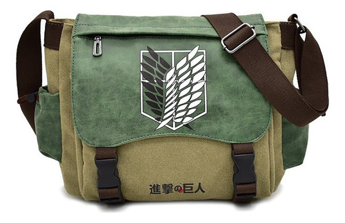 Attack On Titan Anime Canvas Mochila Regalo De Alta Calidad