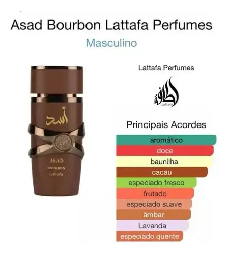 Lattafa Asad Bourbon 10ml Decant Masculino