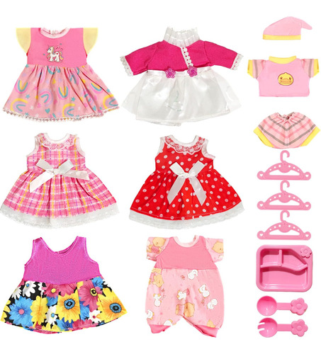Artst Doll-clothes-accessories 7 Set Baby-doll-clothes Adecu