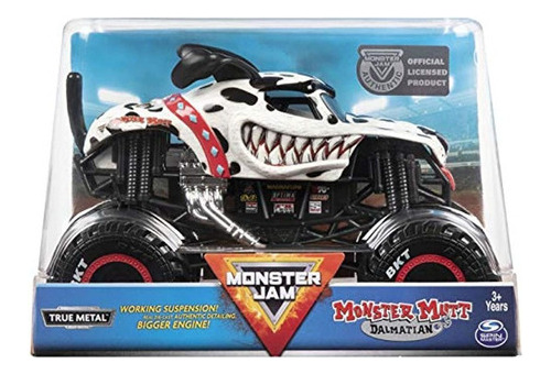 Escala Monster Jam Big Engine Monster Mutt Dálmata 1:24