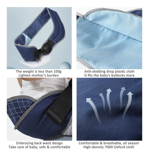 Portabebés Ergonómico De Un Hombro, Ajustable Y