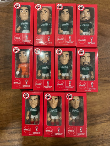 Cabezon Coca Cola Qatar 2022 Coleccion 11 Pz Impecable Nueva