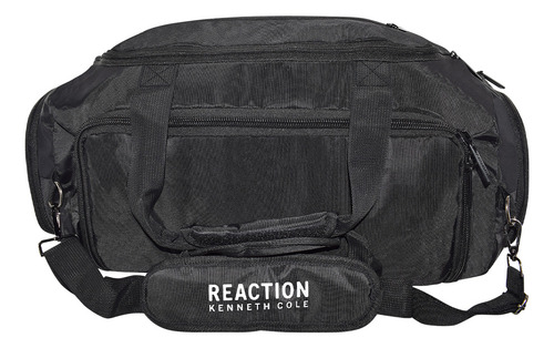 Mochila Deportiva Kenneth Cole® Reaction, Maleta Gym Viaje Color Negro Lisa