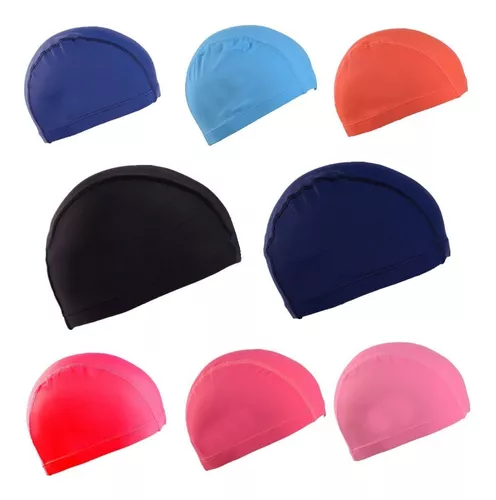 Gorros de natación de 3 piezas Gorro de natación elástico Gorro de baño de  tela cómoda Gorra de piscina antideslizante unisex para