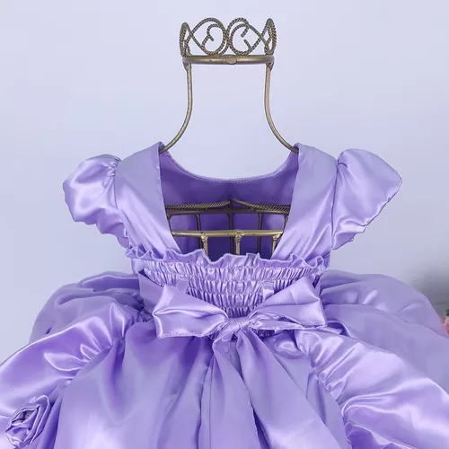 Vestido princesa Sofia 1 ao 3 - Mundo da Deusinha