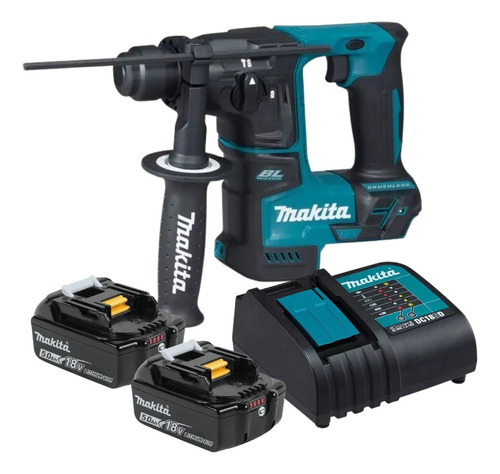 Martelete Makita Dhr171 2 Baterias 18v 5ah + Carregador Biv