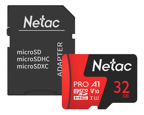 Cartão Memoria Netac Microsd 32gb Extreme Pro C Adap