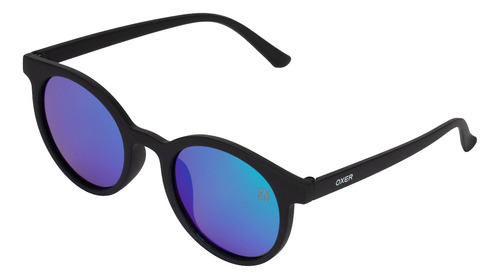 Óculos De Sol Oxer Com Proteção Solar Casual Kta9658 - Uniss Cor Preto/Azul