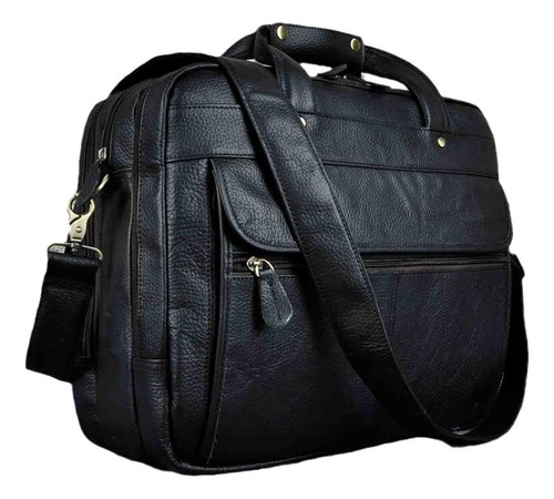 Men Leather Business Briefcase Messenger Bag Travel Laptop Document Case Tote Portfolio Bag