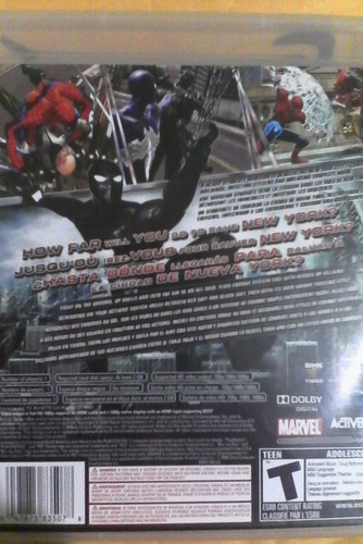 Spider-man Web Of Shadows Ps3 Videojuego Fisico Original (Reacondicionado)