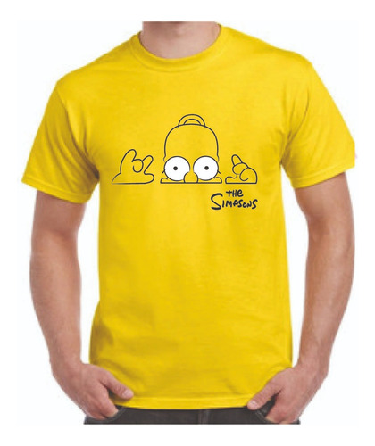 Polera Homero, Papá, Familia Simpsons, Serie Estadounidense 