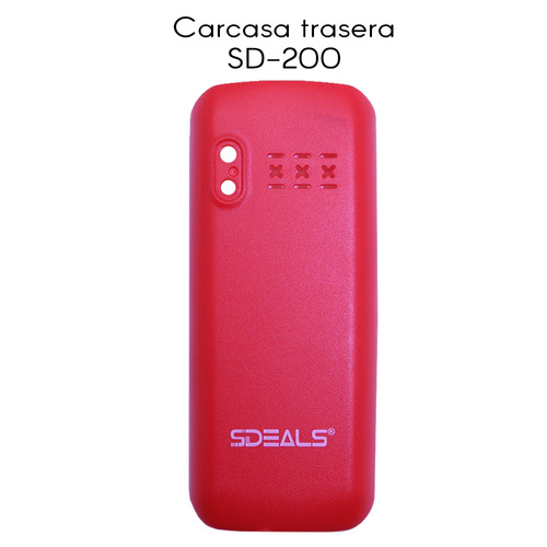 Carcasa Trasera  Para Telefono Sdeals Sd-200 Roja Pack 24