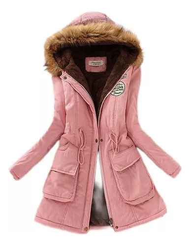 Casaco Mujer Idoso Chaquetas De Invierno Fino Leve Quente