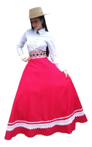 Saia E Blusa Prenda Gaucha MercadoLivre