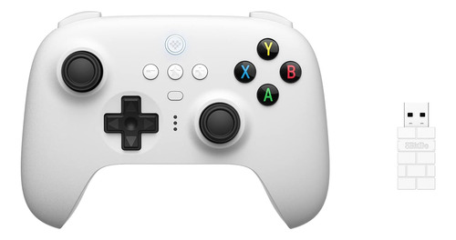 8bitdo Ultimate 2.4g Control Inálambrico Con Cargador Dock Blanco
