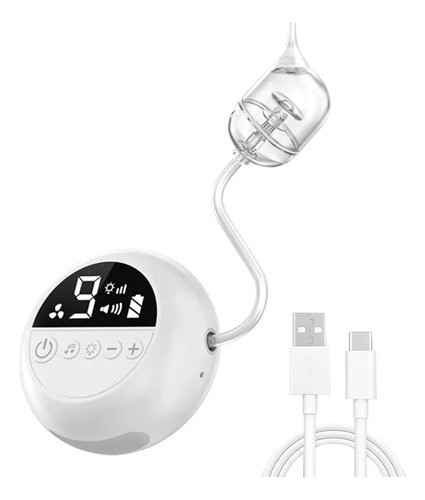 Aspirador Nasal Elétrico Bebê Ns-602 Para Remover Muco Nasal