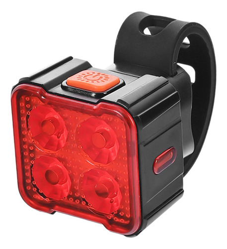 6 Lámpara De Advertencia De 4 Cuentas De Lámpara Luz Roja