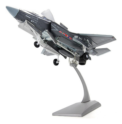2x 1/72 F-35b + F16d Fighter Diecast Model & Stand