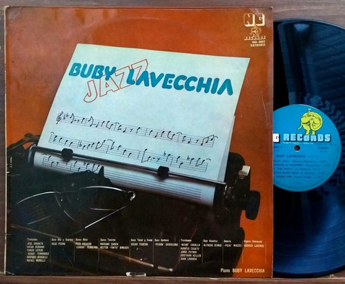 Buby Lavecchia - Jazz - Lp 1977 - Remus Mazzei Larumbe Fats