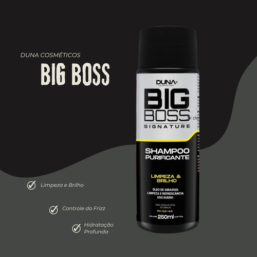 Shampoo Cabelo E Braba Limpa Purifica Hidrata Uso Diário