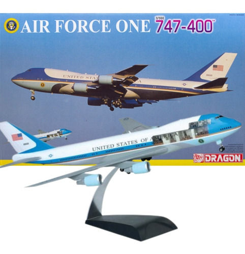 Avión Boeing Presidencial 1/144 Maqueta Air Force One Dragon
