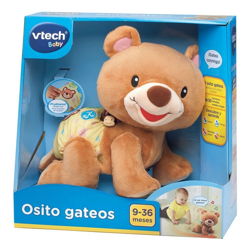 Osito Gateos Peluche Estimula Gatear Caminar Bebes V-tech