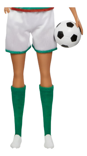 Barbie Jogadora De Futebol C Bola Mattel + Carro Conversível