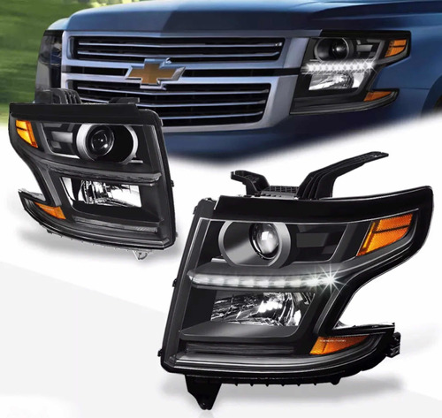 Faros Led Drl Chevy Tahoe Suburban 2015-2020