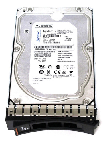 Disco Lenovo 1tb Sas 3.5 6g 90y8568 90y8571 90y8567