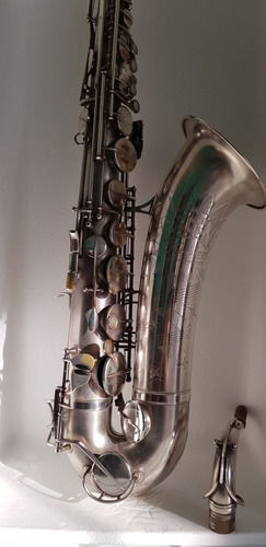 Sax Tenor Kohlert (alemão) Em Prata, Germany Tenor Sax.